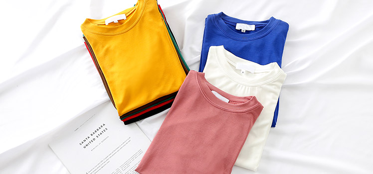 龙岗夏季T恤衫定做要选对材质